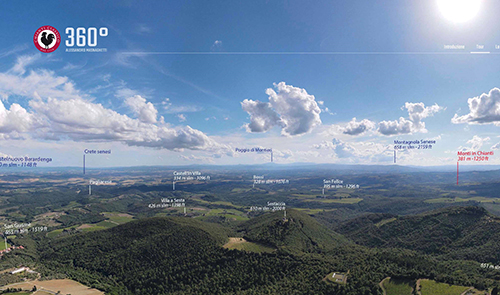 經典基安蒂產區全景3D地圖
